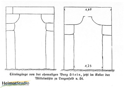 Türeingänge in der Lengenfelder Mittelmühle