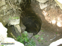 Entdeckung einer Zisterne der Burg Stein im Sommer 2004
