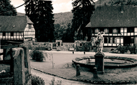 Kloster Zella - Blick auf den Innenhof (1930er Jahre)