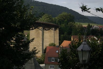 Viadukt aus dem Garten von Hubert Steinwachs