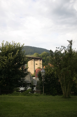 Viadukt aus dem Garten von Hubert Steinwachs