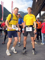Holger Barf (links) und sein Laufpartner