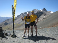 Manfred und Holger auf der Rappenscharte in 3.012 Metern